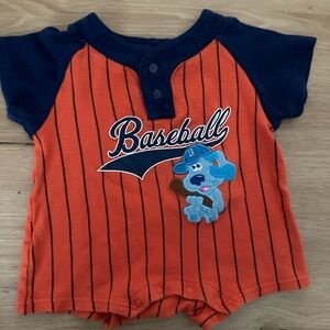 Vintage Blues Clues Baseball romper